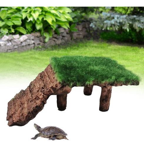 De Resina Turtle Island Para Tomar El Escaleras 11x6,5x4cm B