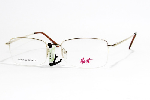 Imagen 3 de 4 de Anteojo Gafa Receta Heat Ht062 C03 Lente Óptica Oferta Moda