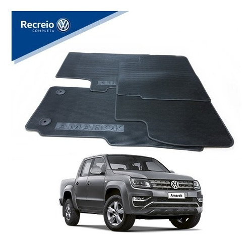 Jogo De Tapetes Amarok Original Vw 2h7061500041