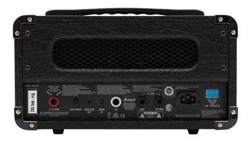 Amplificador de válvula Marshall DSL DSL1HR para guitarra 1W preta/dourada 220V