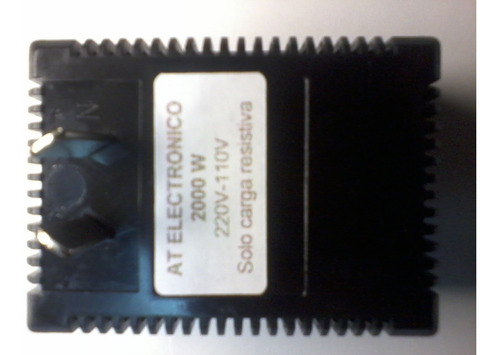 Imagen 4 de 5 de Transformador Electronico 220v A 110v 2000w Cargas Resistivas