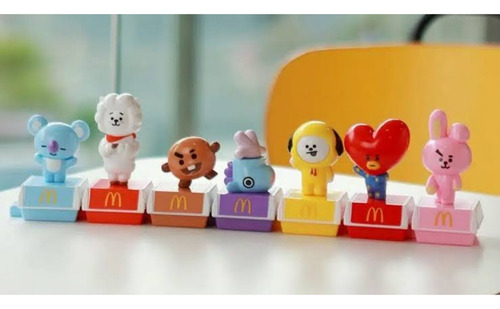 Brinquedo Boneco Cooky Jungkook Bts Bt21 Mc Donalds Kpop Arm