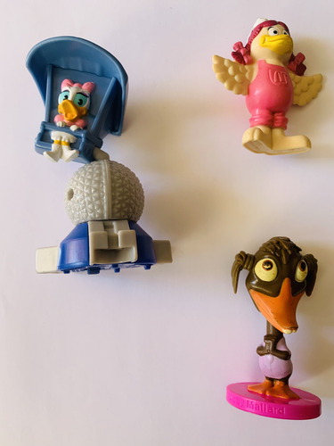 3 Juguetes Colección Mcdonald's Disney Y Chiken Little (Usado)