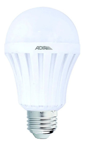 Foco De Emergencia Recargable 5w Base E27 Adir 6830 Color de la luz Blanco frío