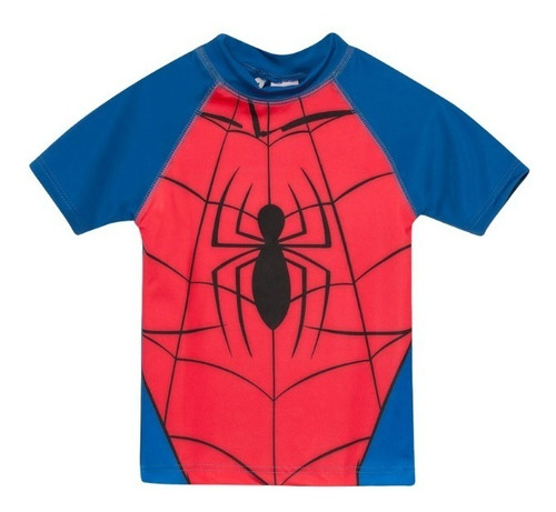 Remera Con Protección Uv - Spiderman