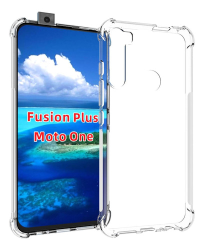 Funda Para Moto One Funsion Plus - Transparente