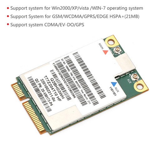 Interfaz Mini Pcie De Tarjeta De Red Inalámbrica Para Lenovo