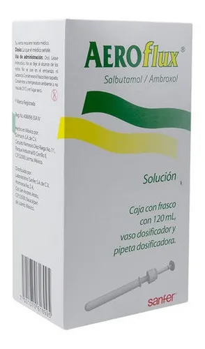 Aeroflux Solución Frasco 120ml + Pipeta | MercadoLibre