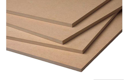 Cuadrado De Panel Mdf 6mm Para Pintar 28x35 Cm (12 Pzas.)