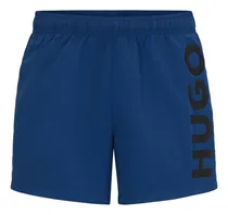 Comprar Bañador Tipo Shorts Con Logo Estampado Hugo Para Hombre