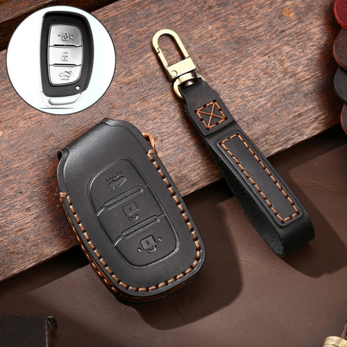 Funda Negra Para Llaves Estilo B Para Hyundai Ix35