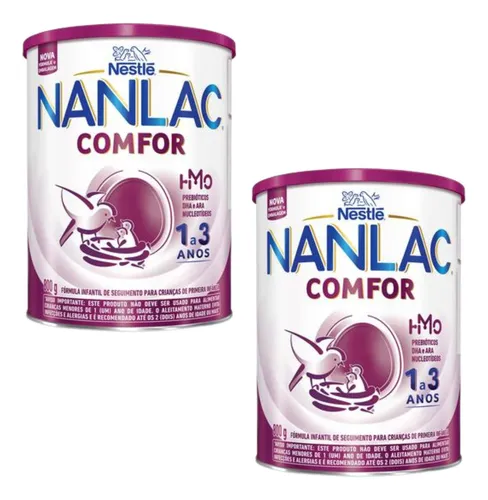 Fórmula Infantil Nanlac Comfor 800g 2 Latas