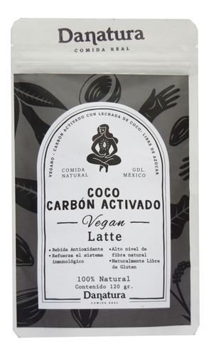 Latte Vegano Carbón Activado