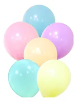 Comprar Globos De Latex En Colores Surtido Pastel Varios Tamaños