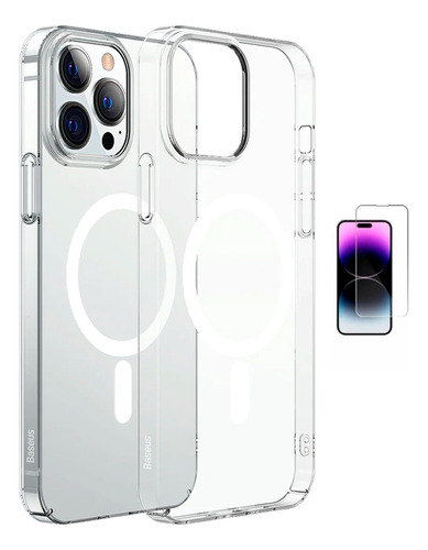 Case iPhone 15 Pro Max Crystal Series Magsafe Funda Baseus