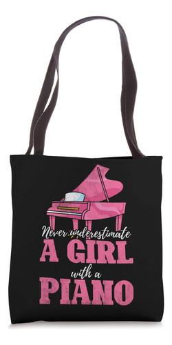 Pianist Girls Gift Instrumento De Música Clásica Piano Bolsa