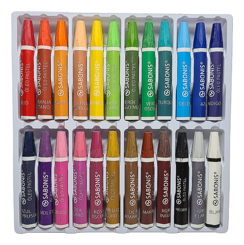 Oleo Pastel Sabonis Set 24 Colores S Blister Color