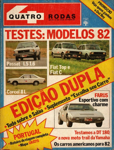 Quatro Rodas Nº256 Passat Ls Corcel Ii Farus Fiat Top Dt 180