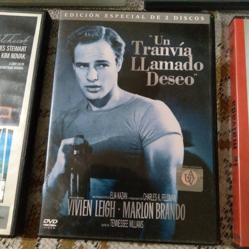 5 Dvd Clásicos Malvada Vertigo Cleopatra Tranvia Chiflados