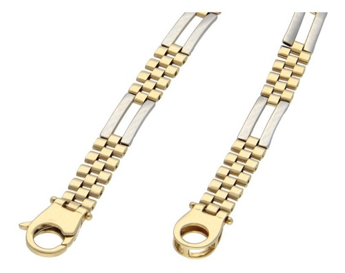 Imagen 4 de 7 de Pulsera Hechura Especial Gruesa, Oro 14k, 9.0 Gramos.