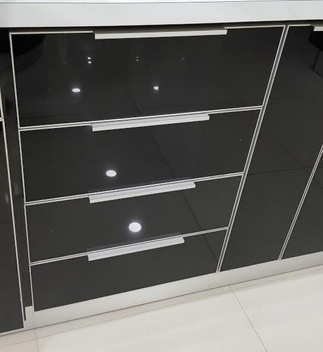 Perfil Tirador De Aluminio L Tipo Invisible Cocinas Closets