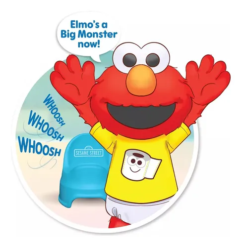 Peluche Muñeco Elmo Plaza Sésamo Hora De Ir Al Baño