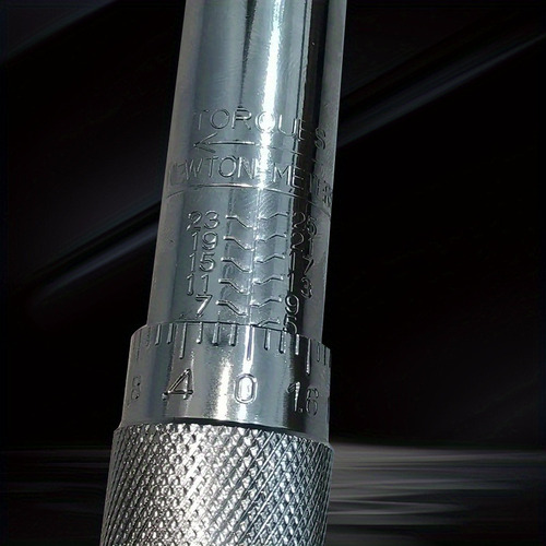 Chave De Torque Cromada Com Alça De Aço 45 # Com Marcações D