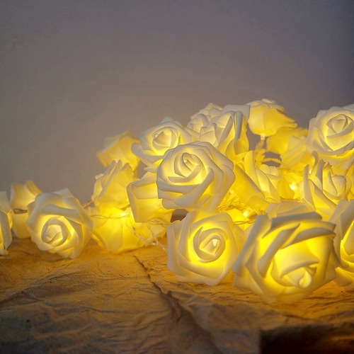 Instalación Led Rosas Baterías