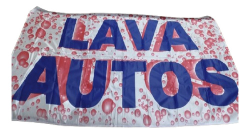 Bandera Lavadero - Lava Autos 150x70cm