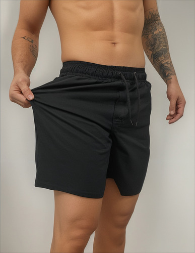 Kit 3 Short Masculino Tactel Com Elastano Verão Mauricinho