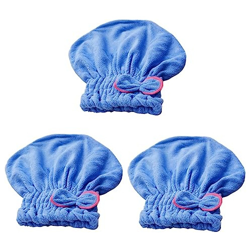 3 Piezas Gorro De Baño Para El Cabello Turbantes De Cabeza D