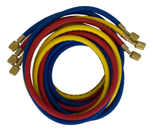 Conjunto Mangueiras 2,5 Metros Para Manifold R134 R22 R404