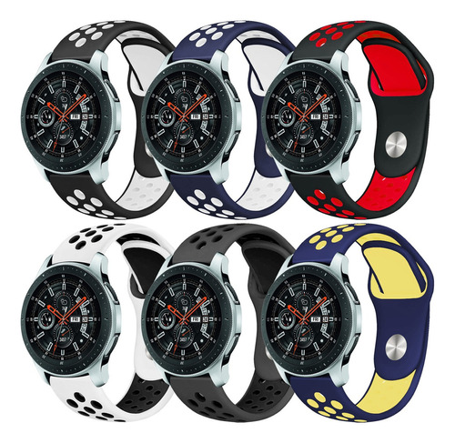 6 Correas 22mm Para Huawei Watch 4 3 2 Pro Gt4 Gt3 Gt2 46mm