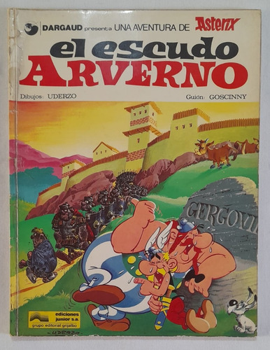 Qa Historieta Asterix El Escudo Arverno Ed. Grijalbo Junior