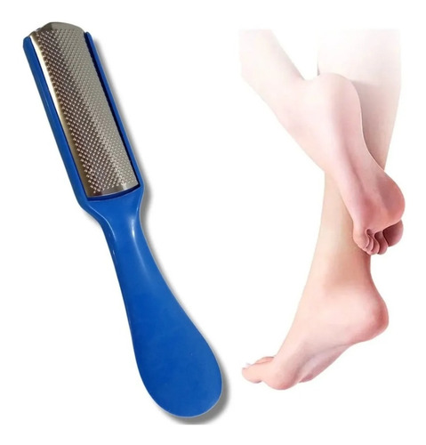 Lima Doble Cara Acero Inoxidable Para Exfoliar Pies Spa