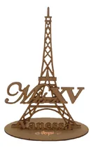 Comprar Centro Mesa Torre Eiffel Mis Xv Personalizado Sin Armar 25pz