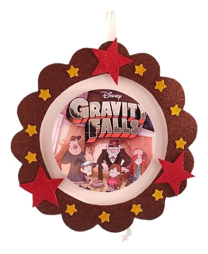 Imagen 1 de 1 de Piñata Infantil Temática Gravity Falls 