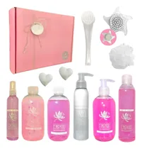 Comprar Kit Caja Regalo Mujer Box Spa Aroma Rosas Zen Set Relax N98
