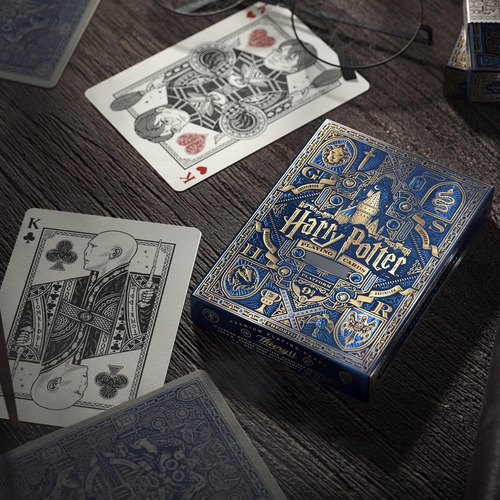 Theory-11 Barajas Póker Harry Potter Ravenclaw Azul Blue Idioma Inglés