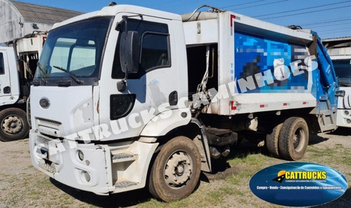Imagem 3 de 9 de Ford Cargo 1722 Toco Compactador Coletor De Lixo 2012