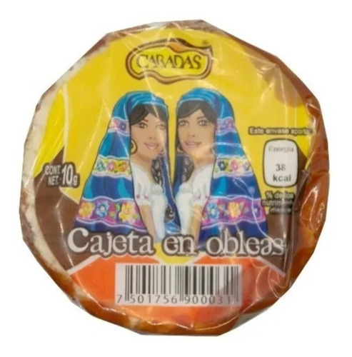 Oblea De Cajeta Cabada Mini 10 Piezas 10gr Coronado Sevillan