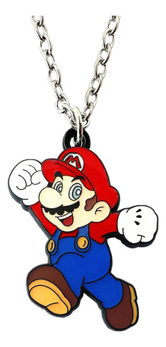 Collar Twin Six Supe Mario, Colgantes De Aleación De Zinc Am