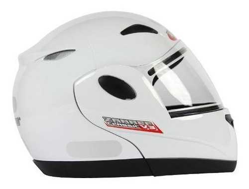 Capacete Zarref Classic V3 Branco N.60 Taurus Robocop