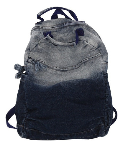 Mochila De Lona De Mezclilla Mochila Escolar Para Hombres Y