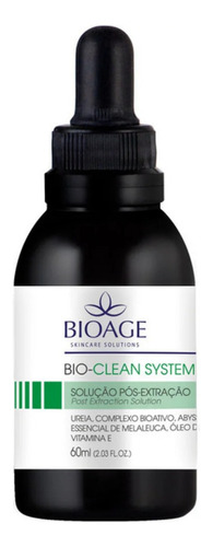 Solução Pós Extração 60ml Bio-clean System Bioage Tipo De Pele Os Tipos De Pele