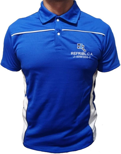 Chemise Azul Rey Uniformes Bordados Promocion Bachi Caball