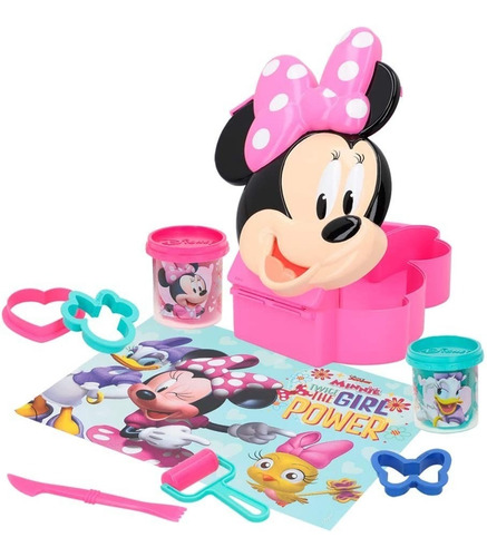 Imagen 3 de 7 de Maletín De Juegos Minnie Mouse Con Plastilina Y Accesorios