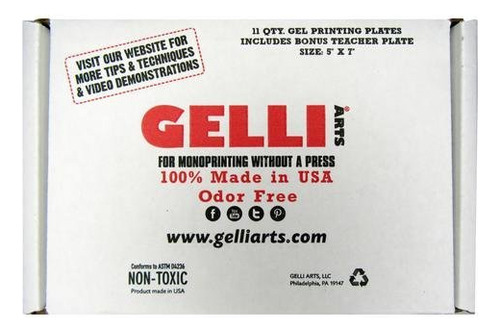 Gelli Arts  Plancha Gel Placa Impresion 5 X 7  Clase