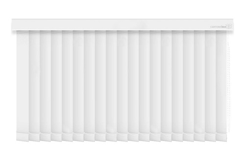 Persiana Vertical Pvc Cortina 65x130 Cm Sob Medida 130x65