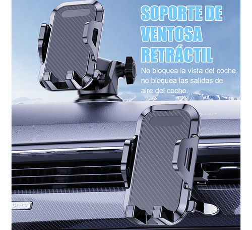 Zj! Vakrny Soporte Para Teléfono Para Coche,soporte Porta